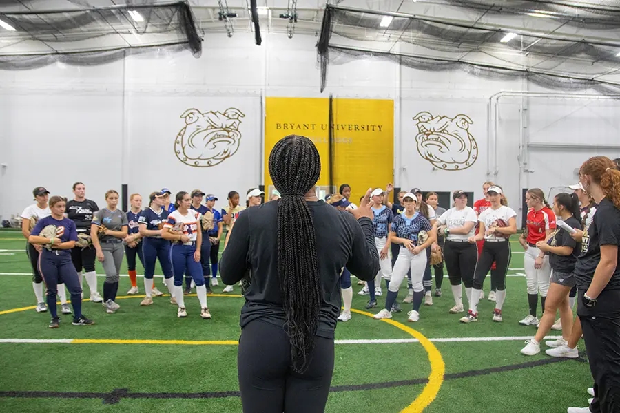 Coach Addressing Campers